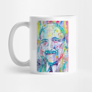 STEFAN ZWEIG watercolor portrait .1 Mug